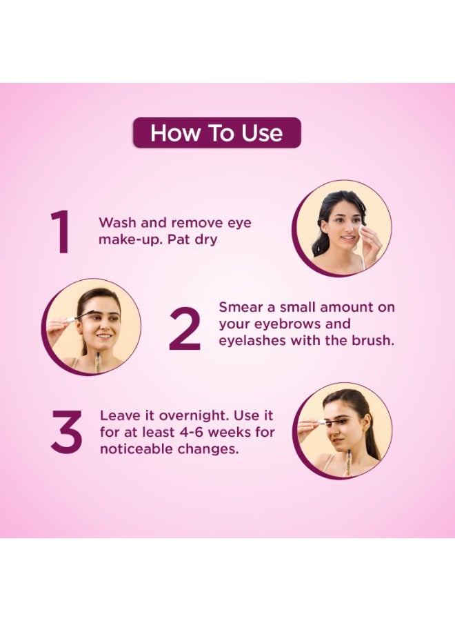 بيلا فيتا أورجانيك جروبراو - سيروم لنمو شعر الرموش والحواجب وزيادة كثافتها مع زيت الخروع والبصل وفيتامين هـ، 12 مل - Image 2