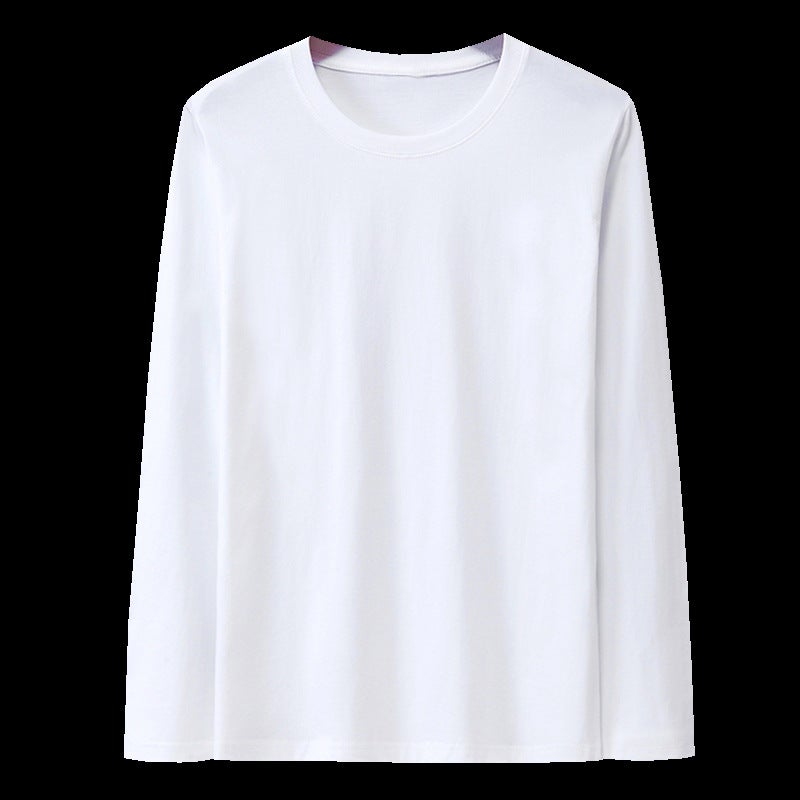 Long Sleeve T-Shirt Men'S New Fashion Color Matching Letter Design Spread All-Match Elastic And Comfortable - Image 1