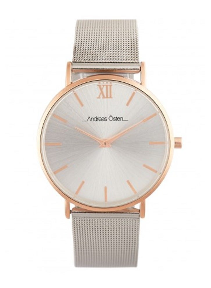 Andreas Osten Andreas Osten Ladies Analog Watch with Silver Mesh Strap , AO-222 