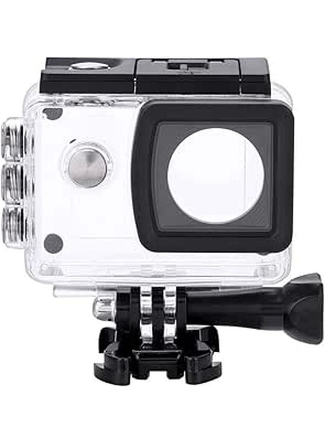 Transparent PC Stainless Steel Underwater Housing Case for SJCAM Action Cameras Deep Sea Protection - Image 1