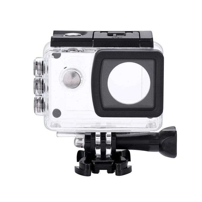 Transparent PC Stainless Steel Underwater Housing Case for SJCAM Action Cameras Deep Sea Protection - Image 2