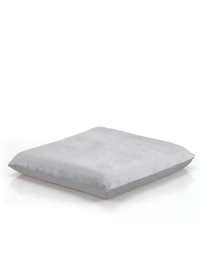Augld Square Chair Seat Cushion Memory Foam Chair Cushion for Kitchen, Dining,Office or Car 18x18 in Grey - Image 1