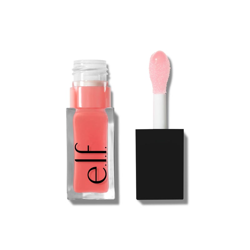 elf e.l.f. Glow Reviver Lip Oil, Nourishing Tinted Lip Oil For A High-shine Finish, Infused With Jojoba Oil, Vegan & Cruelty-free, Pink Quartz - Image 1