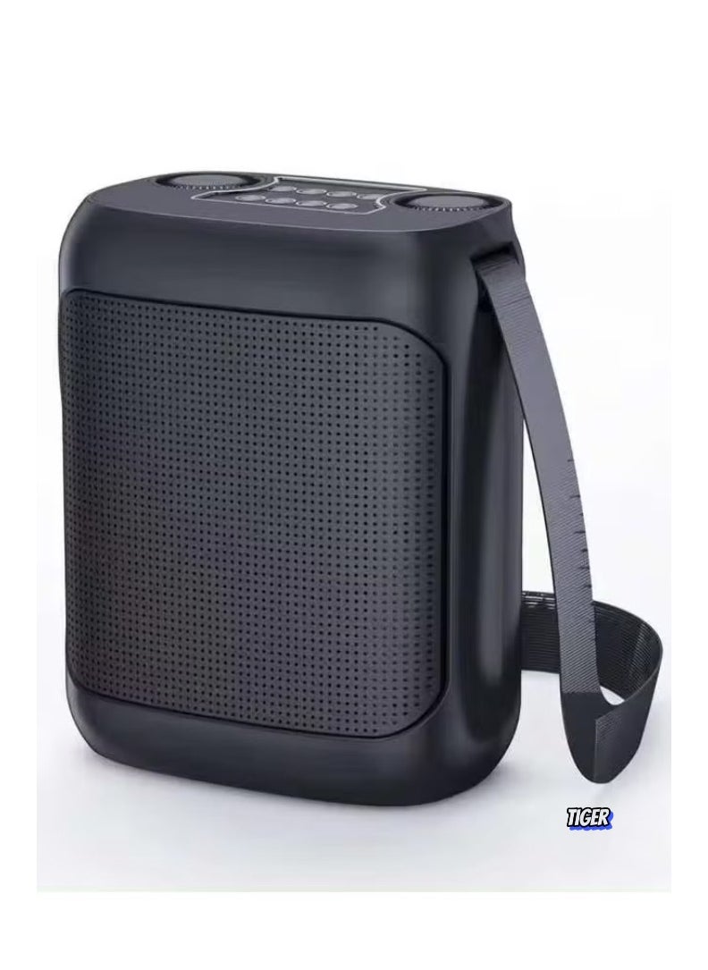 JAJEEK Karaoke Speaker with Big Strap – Dual UHF Wireless Microphones, Portable Bluetooth Speaker for Parties, Events, and Outdoor Karaoke - Image 2