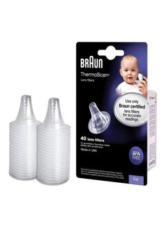 BRAUN 40 Piece Thermoscan Lens BPA-free Filters For Ear, Thermometer, Disposable Covers  - Image 3