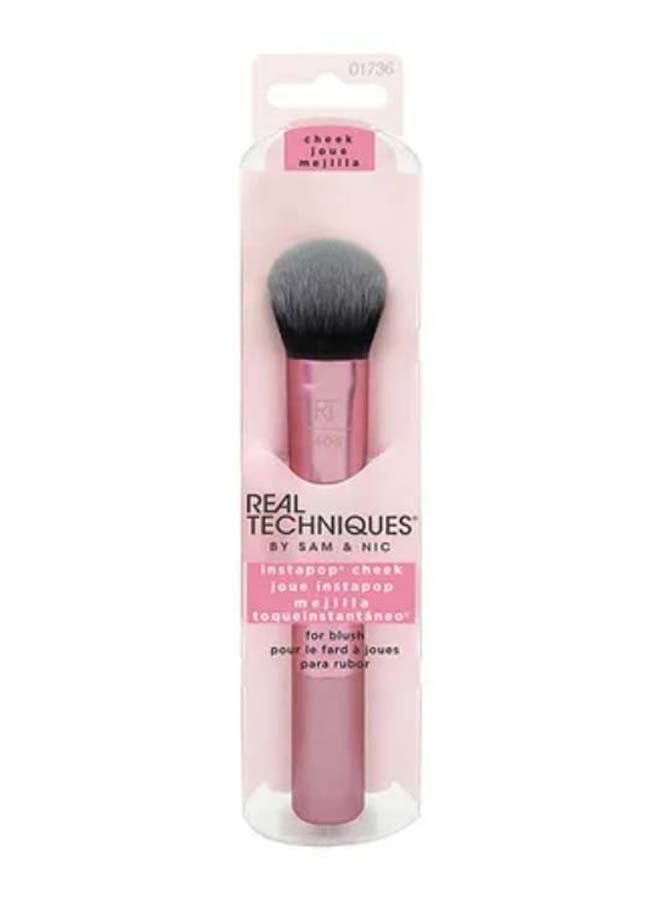 REAL TECHNIQUES Cheek Insta Pop Brush Pink/Black - Image 1