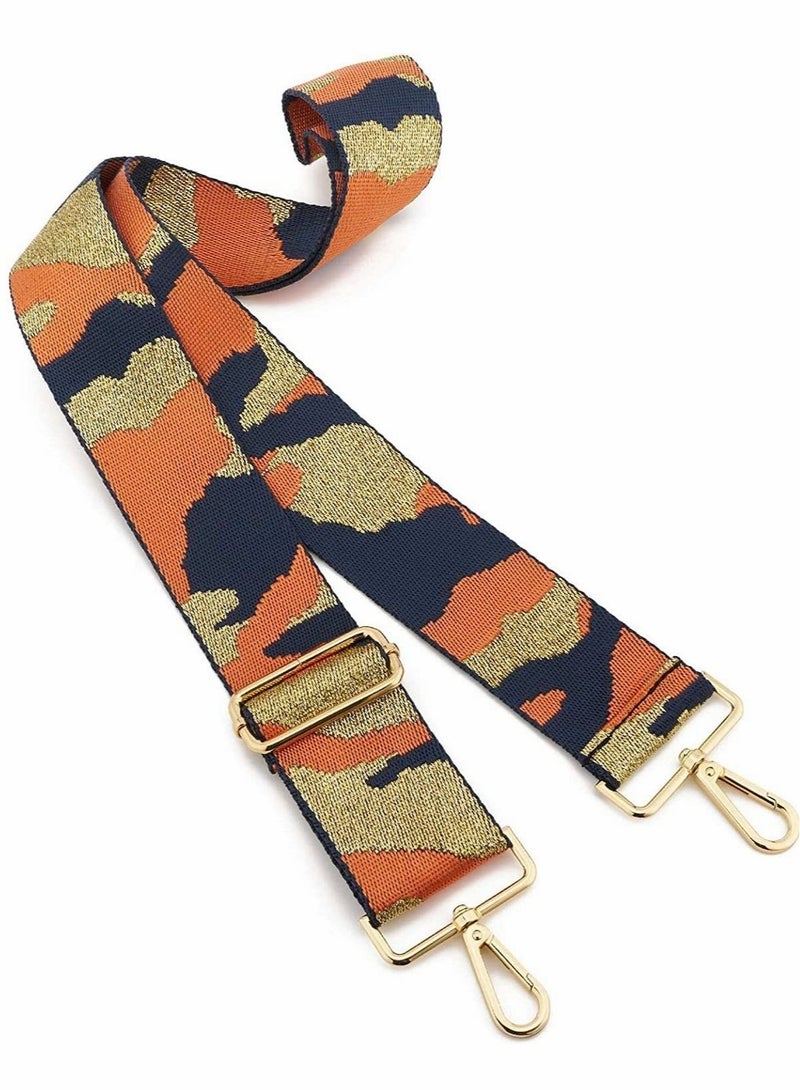 Captaintech Wide Shoulder Strap, Adjustable Crossbody Handbag Strap Guitar Style Cross Body Handbag Purse Strap Replacement Shoulder Bag Strap Belt for Crossbody Canvas Bag Handbag - Image 3