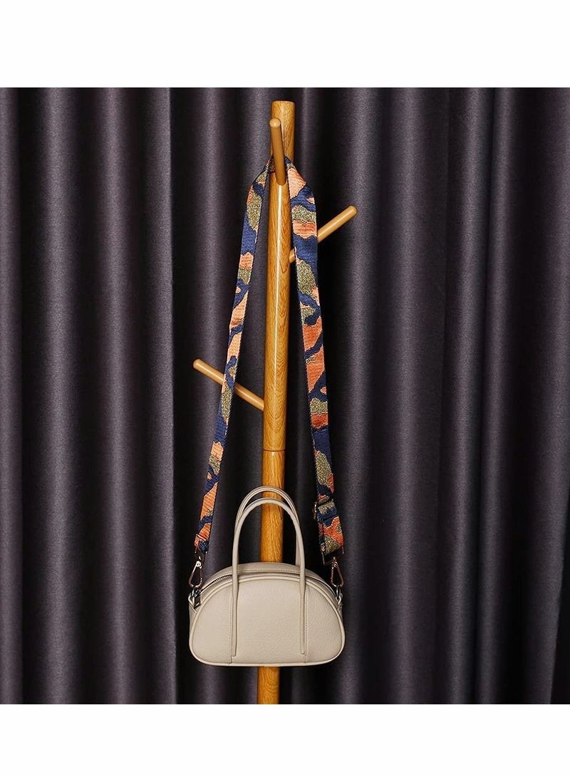 Captaintech Wide Shoulder Strap, Adjustable Crossbody Handbag Strap Guitar Style Cross Body Handbag Purse Strap Replacement Shoulder Bag Strap Belt for Crossbody Canvas Bag Handbag - Image 5