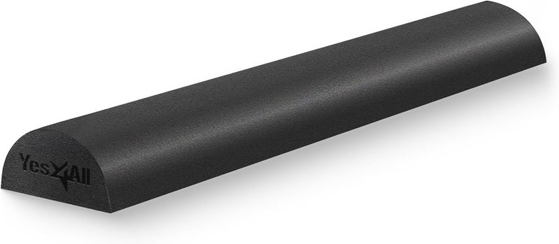 Yes4All High-Density Round Back Roller Foam, Exercise Foam Roller for Yoga, Pilates & Stretching - 12, 18, 24, 36 inch - Image 1