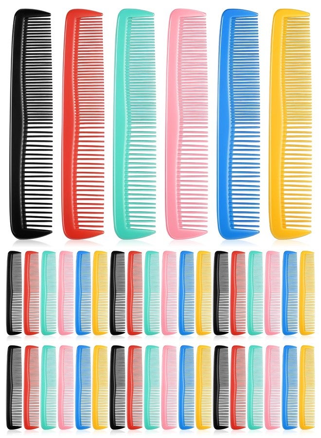 AOZUO 150 Pack Combs Bulk for Women, 6 Colors Plastic Pocket Hair Combs Set Bulk Travel Combs Dual Teeth Design for Styling Homeless Hotel Shelter Nursing Home Charity - Image 1