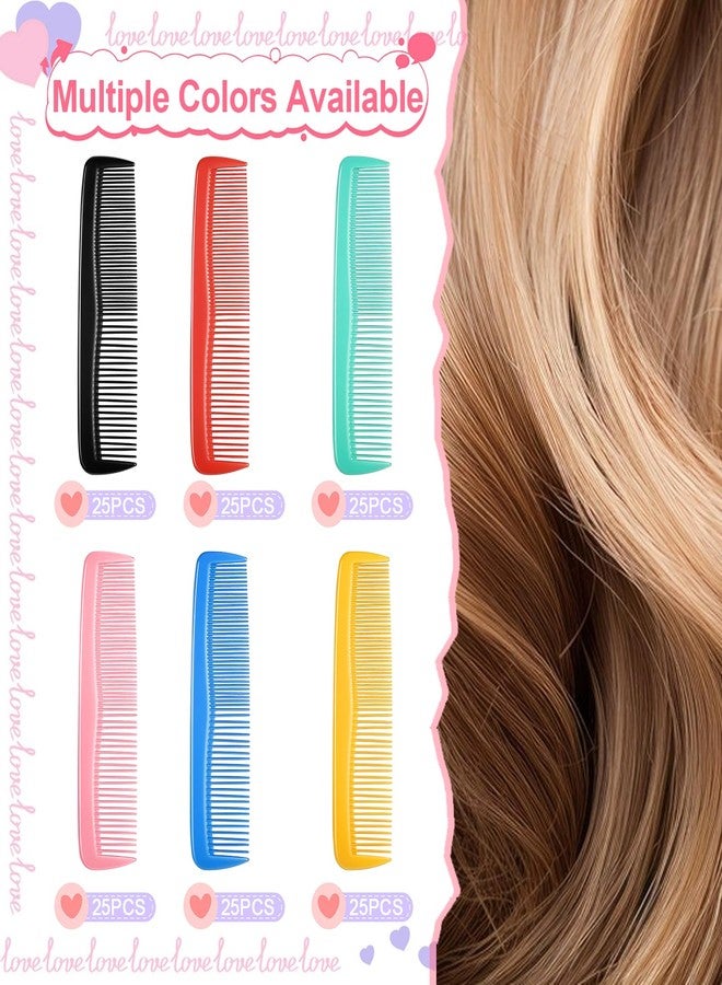 AOZUO 150 Pack Combs Bulk for Women, 6 Colors Plastic Pocket Hair Combs Set Bulk Travel Combs Dual Teeth Design for Styling Homeless Hotel Shelter Nursing Home Charity - Image 3