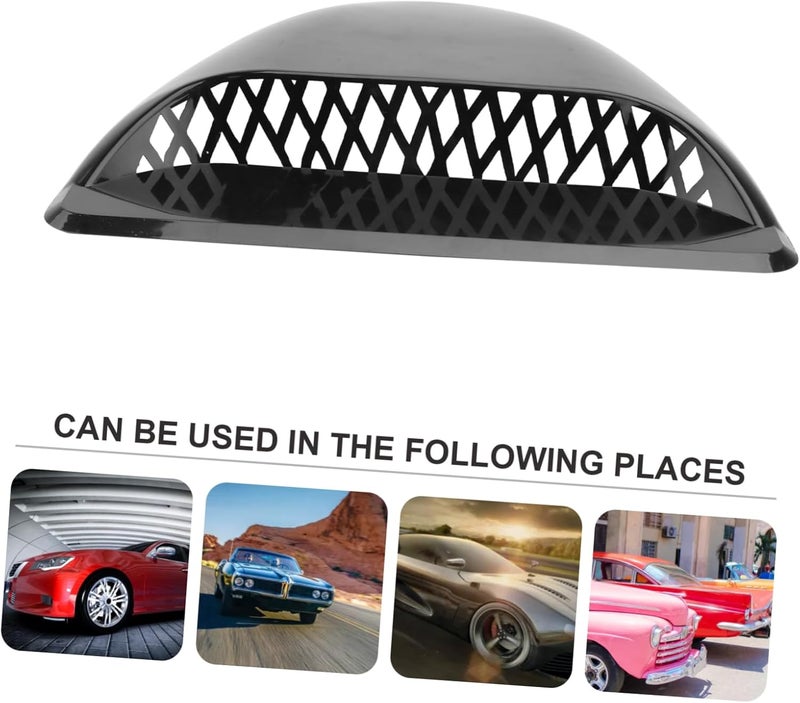 FAVOMOTO Simulated Air Outlet Engine Cover Vent Car Decoration for Enhanced Airflow Easy to Install Adhesive Auto Parts for Hood and Roof - Image 5