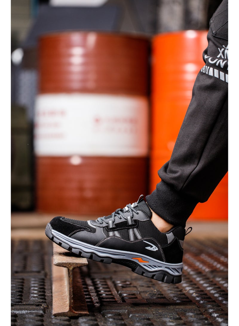 Steel Toe Cap Shoes for Men Women Reflective Summer Work Shoe Breathable Comfortable Anti Slip Safety Shoe 42 EUR  - Image 4