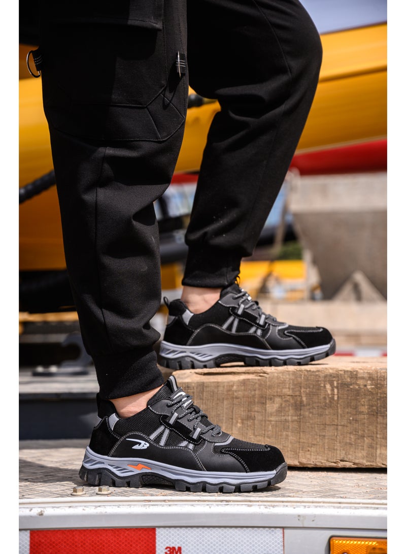 Steel Toe Cap Shoes for Men Women Reflective Summer Work Shoe Breathable Comfortable Anti Slip Safety Shoe 42 EUR  - Image 3