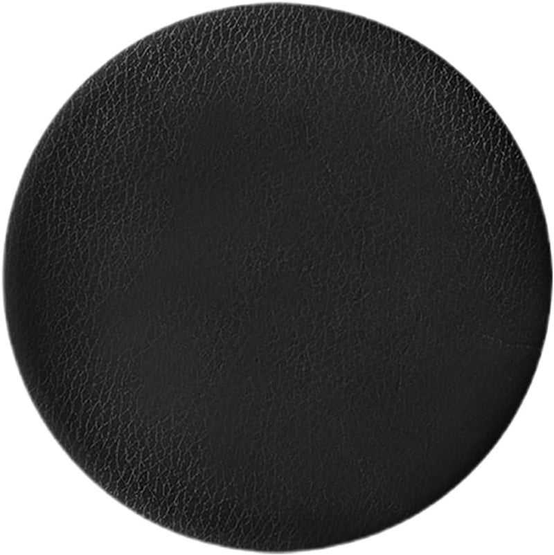 GALPADA Bar Stool Slipcovers 33cm Diameter Waterproof Pu Fabric Elastic Stretch Stool Covers for Kitchen and Bar Chairs, Washable Cushion Covers Black - Image 1