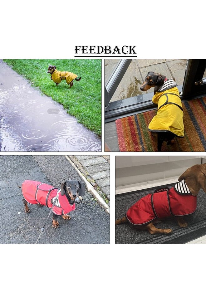 Dachshund Raincoat Waterproof, Perfect For Dachshund Sausage Weiner Long Back Breeds With Reflective Stripe Rain Coat For Dogs Great Coverage In Autumn Winter  Yellow  S - pzsku/Z5C4D055747B6AB0340ABZ/45/_/1726218743/3e60bde8-9c2e-42cf-b5c5-8e717c1eb174