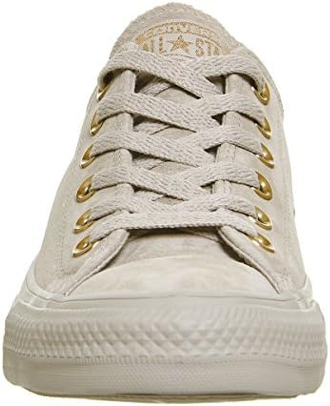 Converse Women's Chuck Taylor All Star Dainty Low Top Sneaker - Charcoal - Image 3