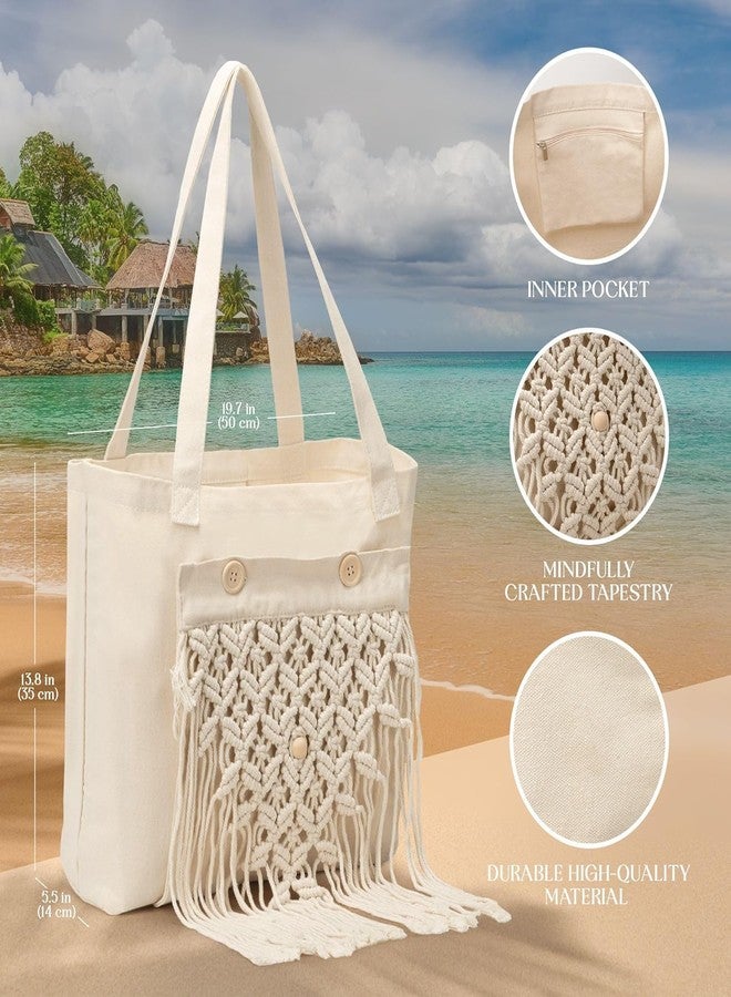 COTTONCUBE Macrame Yoga mat Bag Bohemian Handbags for gym Garden - Image 3