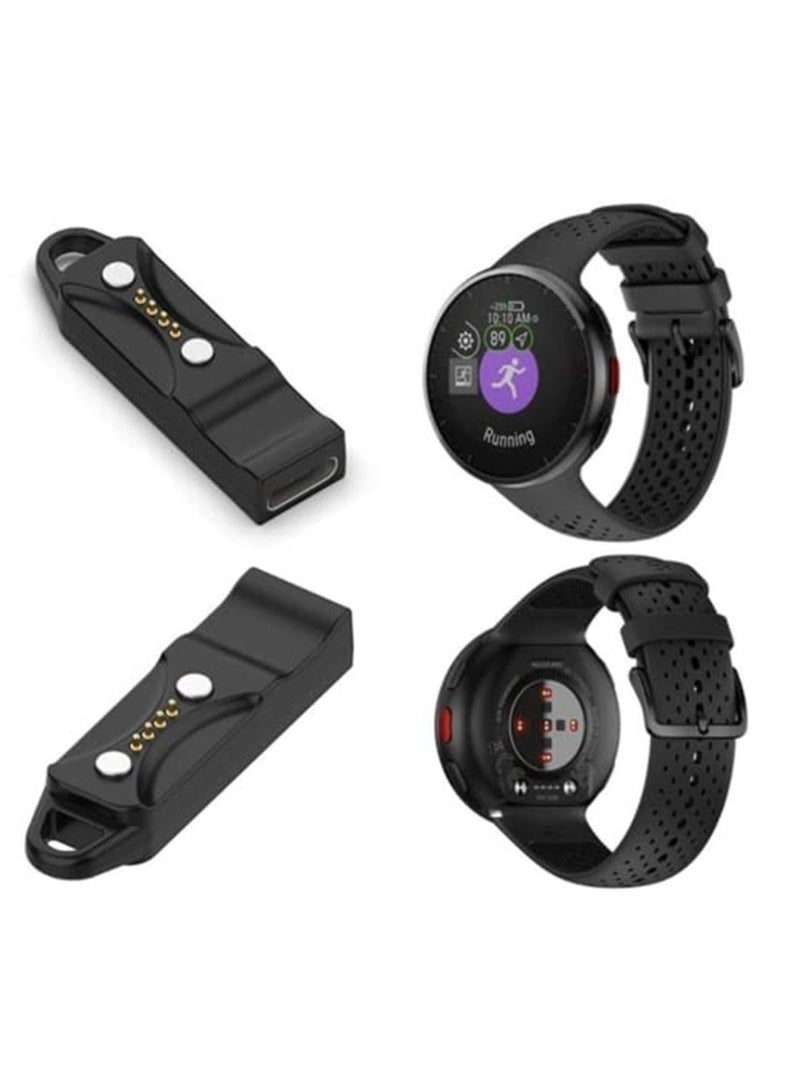 4-pin Smart-Watch Micro C Adapter USB Charger Charging Adapter Connector Converter Compatible for Polar Pacer/Pacer Pro - Image 3