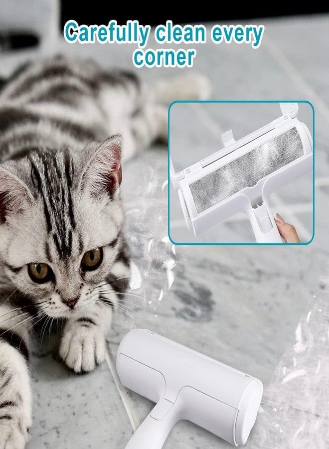 CHEFERYN Reusable Dog Hair Remover Roller Dog Cat and Other Pets Hairs Cleaning Fur Brush Rollers Easy Hair Removal Furniture, Sofa, Carpet, Couch, Bedding (Blue) - Image 5