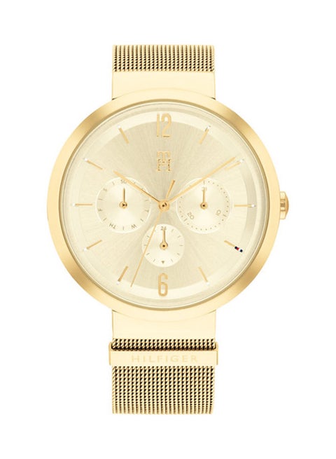 Women Buckle Analog Round Stainless Steel Wrist Watch 1782539 - 40Mm