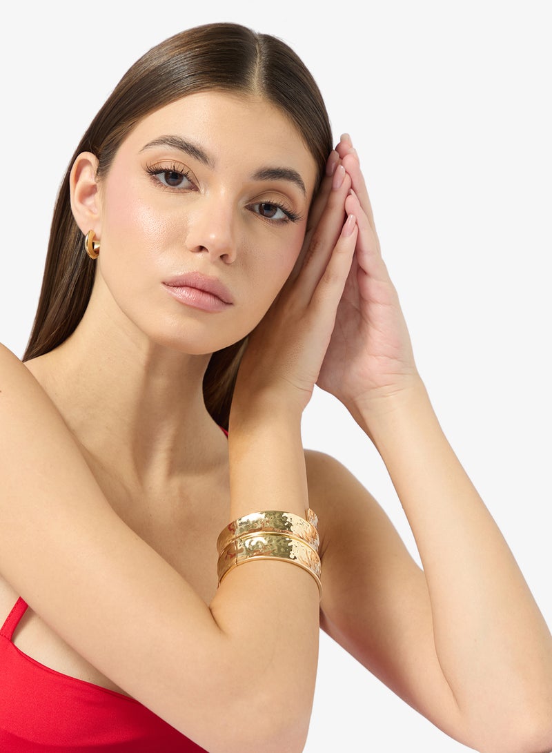 Ginger Golden Metal Cuff - Image 4