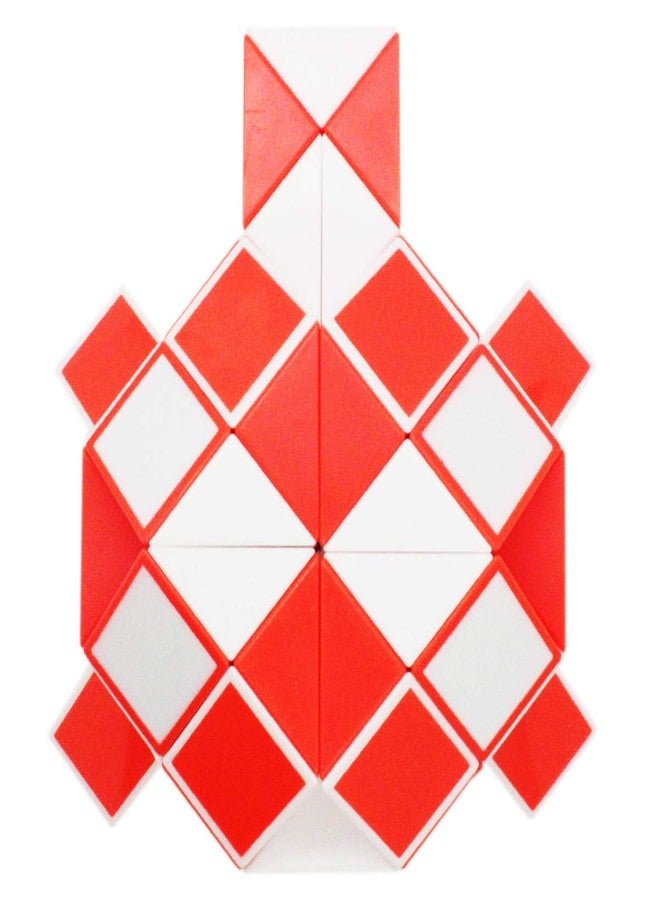 Mipartebo Magic Snake Cube Twist Puzzle 72 Wedges Large Size Twist Fidget Snake Toys Gift Party Favors for Kids Adults Teens Orange - Image 4