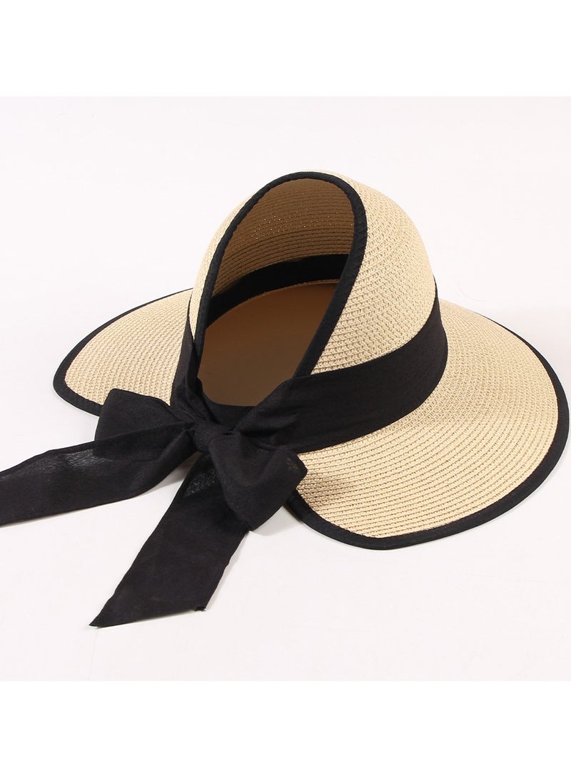 KUYING New Fashion Bow Ribbon Foldable Top Hat  - Image 1