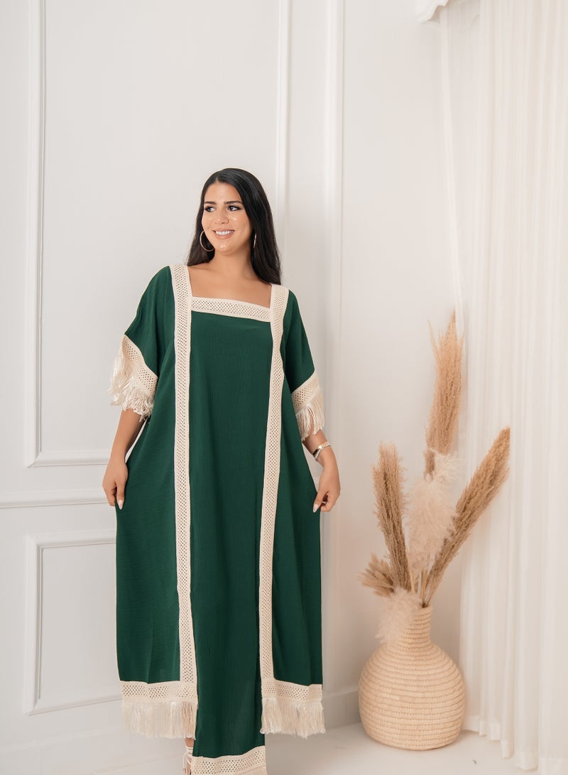 Plain handmade galabiya  - Image 1