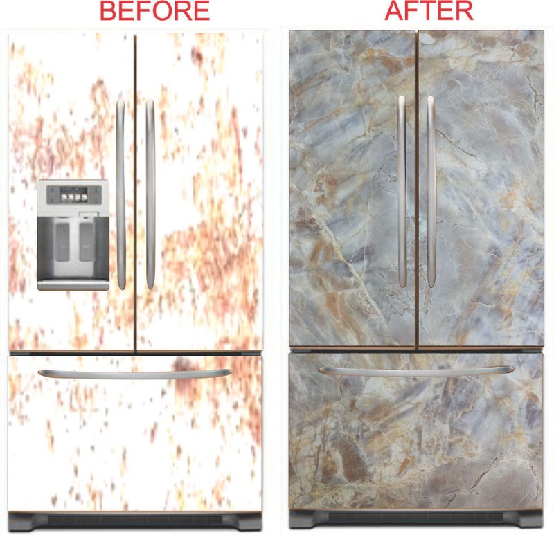 Elton High Gloss Pearl Marble Furniture Film Interior Film Wallpaper for Cupboard Door, Almirah, Fridge, Tabletop, Wall, Floor, DIY & Other Renovation Projects : (50 Squre Feet) - Image 3