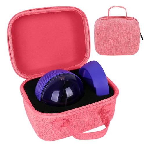YouKnow Travel Case for Bitzee Hamster Ball Interactive Toy Shockproof Storage with Custom Foam Insert Carry Handle Fits Electronic Pet Toy Dock Only Case Pink - Image 1