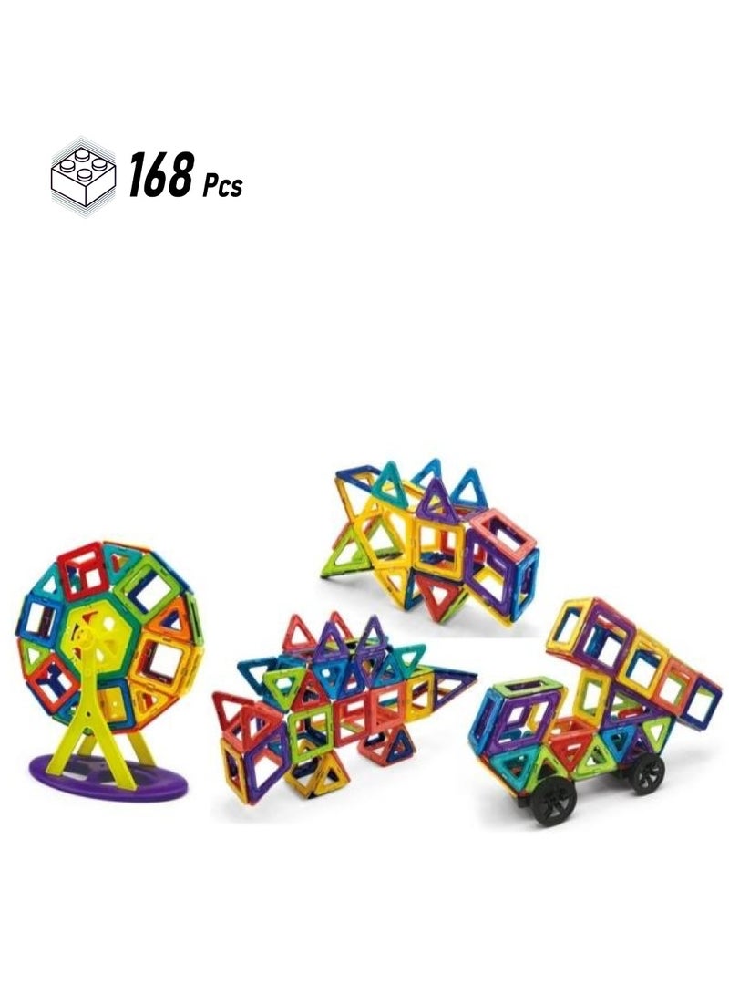 Magnetic Blocks - 168 PCS - Image 1