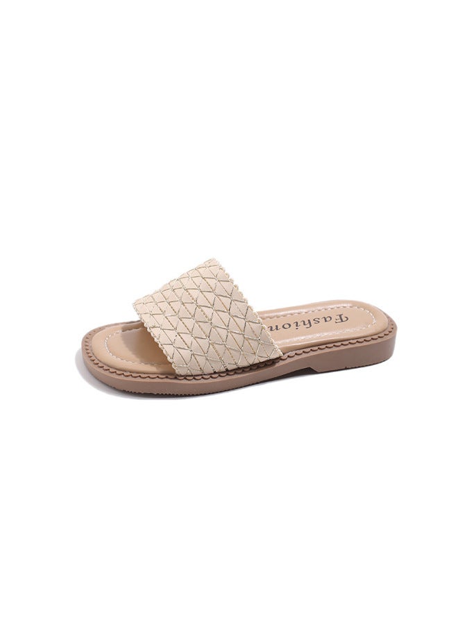Tiger Captain  Summer Girls' Slippers Korean Style Girls' Woven Breathable Sandals Children's Shoes Dropshipping