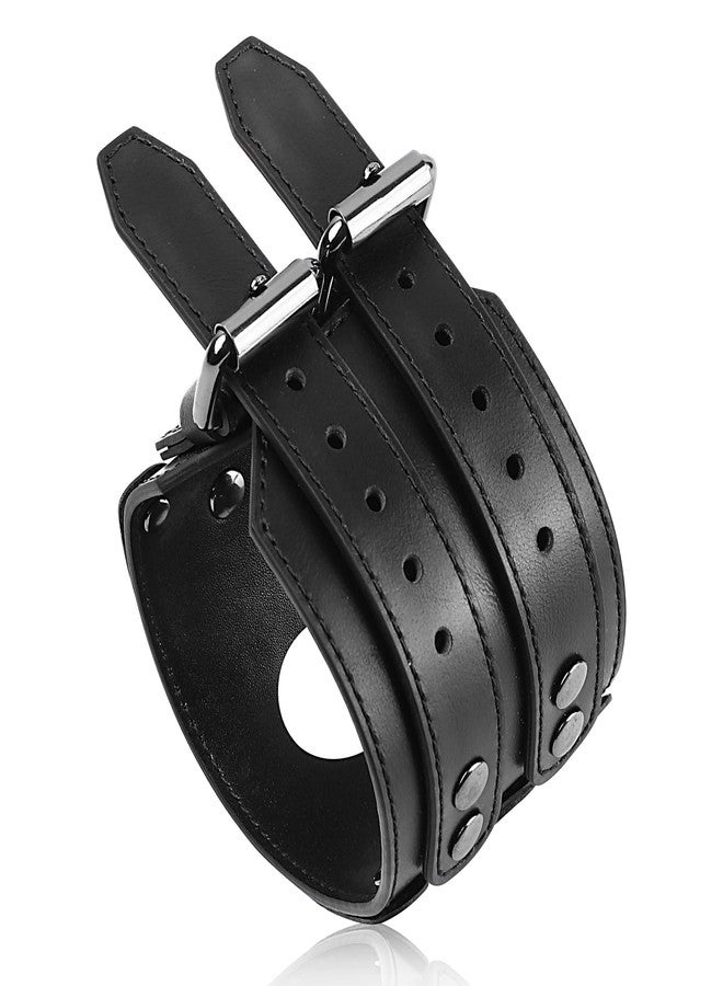 VIQIV Smart Watch Bracelet Bands Compatible with Apple Watch 42mm/44mm/45mm/49mm Smartwatch Straps for Iwatch Series Ultra/9/8/7/6/5/4/3/2/1/SE for Men Women, Handmade Genuine Leather Wristband - Image 4