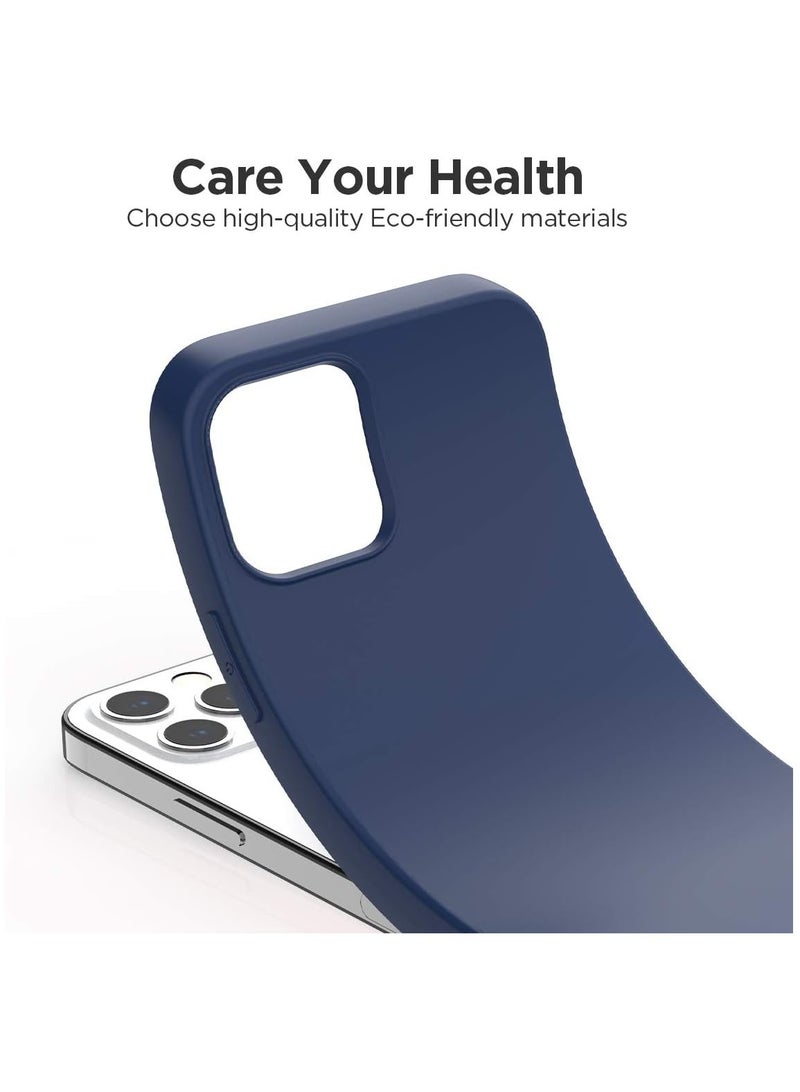 ELTRAZONE Silicone Protective Case Compatible with iPhone 14 Pro Max Soft Liquid Gel Rubber Cover Shockproof Bumper Anti-Scratch Anti-Fingerprint Anti-Drop Slim Cover for iPhone (for iPhone 14 Pro Max) - Image 3