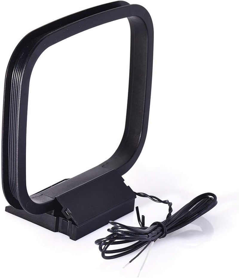 BINGFU AM Loop Antenna with 2 Pin Bare Wire Compatible with Pioneer Onkyo Yamaha Marantz Pyle Indoor Radio Bluetooth Home Stereo Receiver AV Audio Video Home Theater Receiver Power System - Image 2