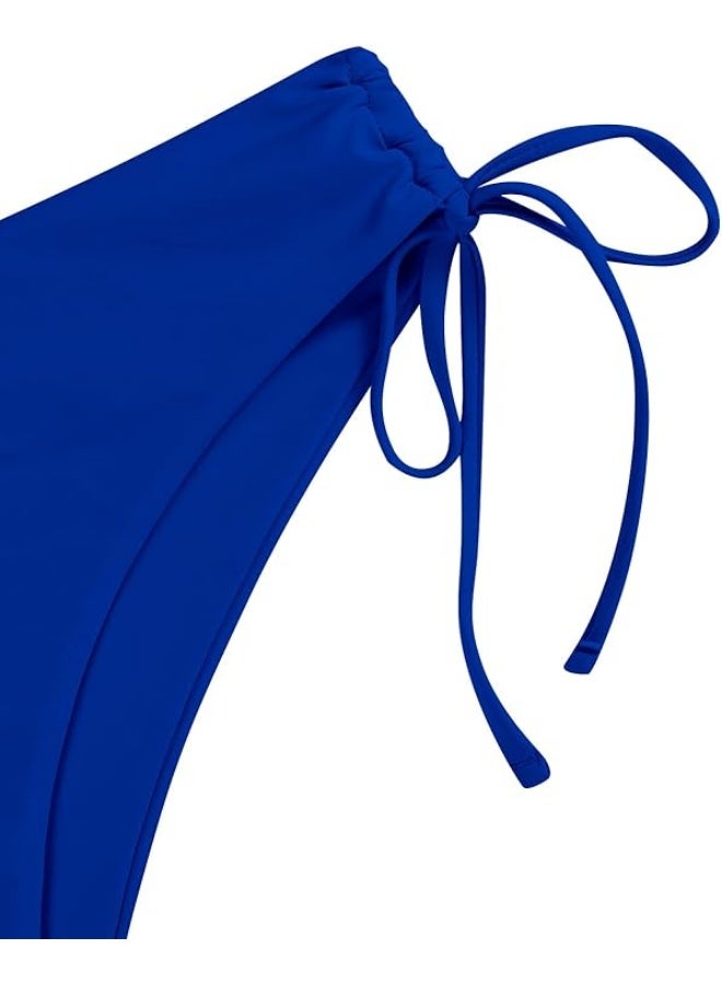 ZAFUL Women's Cheeky Bikini Set 2 Piece Sexy String High Cut Swimsuits Lace Up Tie Side Bathing Suits 2025 - Image 2