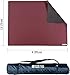 BOARD GAME TABLES.COM Board Game Playmat 25x4Thick Super CushionedStitched EdgeWater Resistant with Carrying Case for Tabletop Board Games Card Games RPG Games Small Burgundy - Image 4