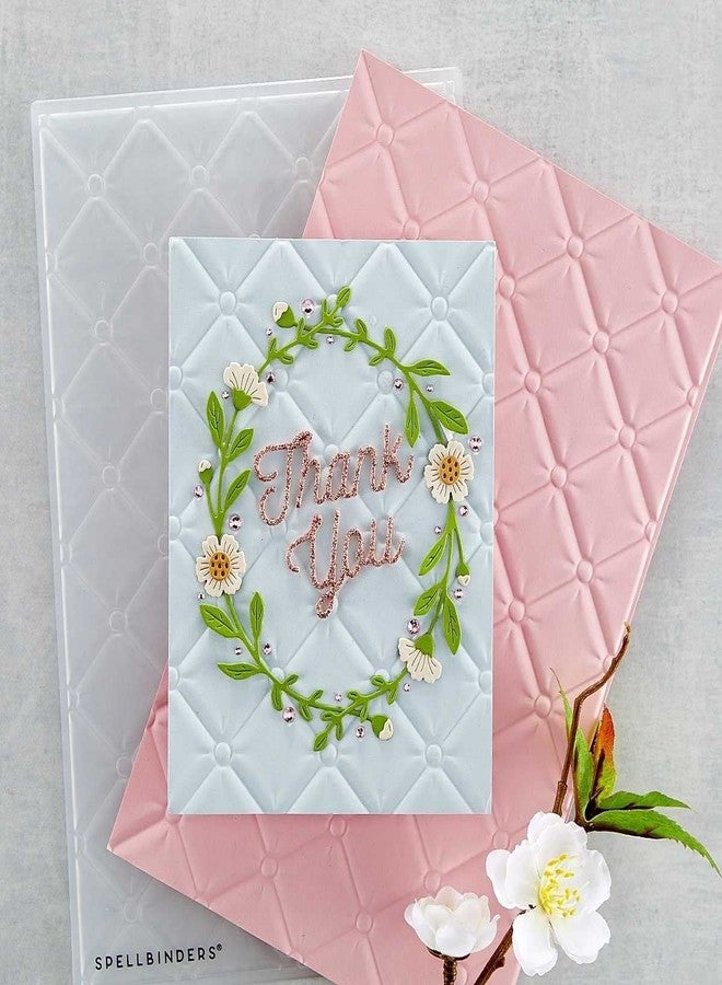 Spellbinders 3D Embossing Folder 5.5"X8.5" - Tufted - Image 4