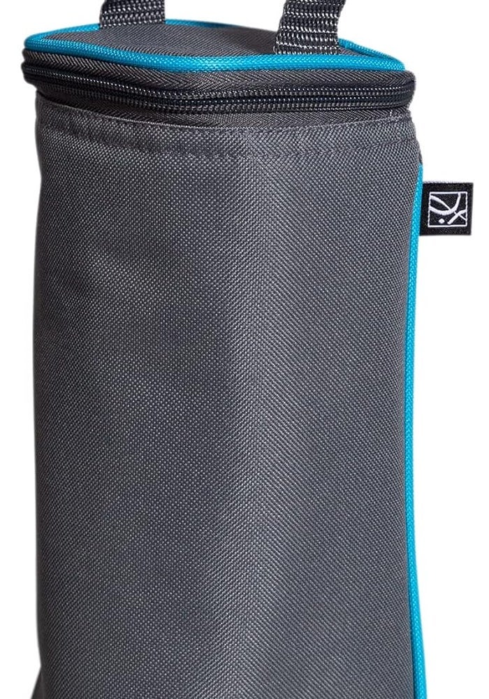 J.L. Childress Breastmilk Cooler Bag - Ice Pack Included - Insulated & Leak Proof Newborn Bottle Bag - Fits 1-2 Bottles - Bottle Bag for Daycare - Breastmilk Cooler Bag for Travel - Grey/Teal - Image 1