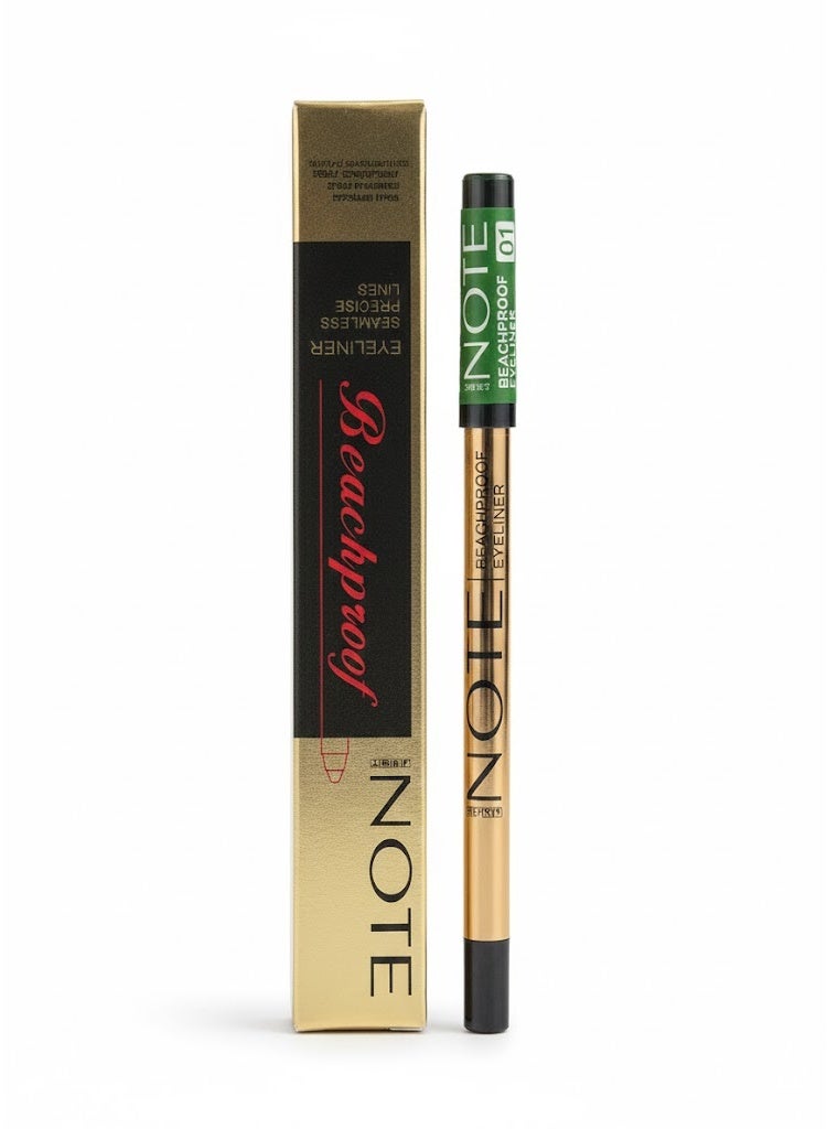 Note Eyeliner Pencil - green - Lasts 24 Hours 01