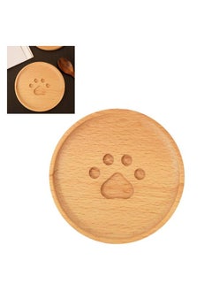 Wooden Coaster Prevent Slip Heat Insulation Cute Paw Round Cup Pad for Tea Cup Coffee Mug - pzsku/Z5C4E0C30F586DAAF9DD5Z/45/_/1732166824/722eebf9-2231-4266-be06-f80b30ab5475