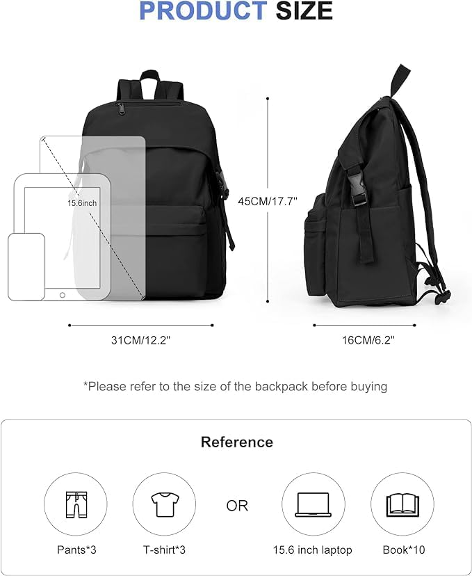 MUCHOVA Stylish Backpack Purse For Girl Casual Backpack Travel Bag Daily Use Backpack Colour Pink - Image 1