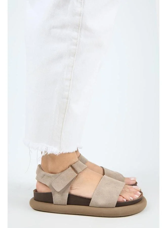 Manijero  Bronx Women's Genuine Leather Strappy strap Tan Sandal. for Women | Best Price UAE