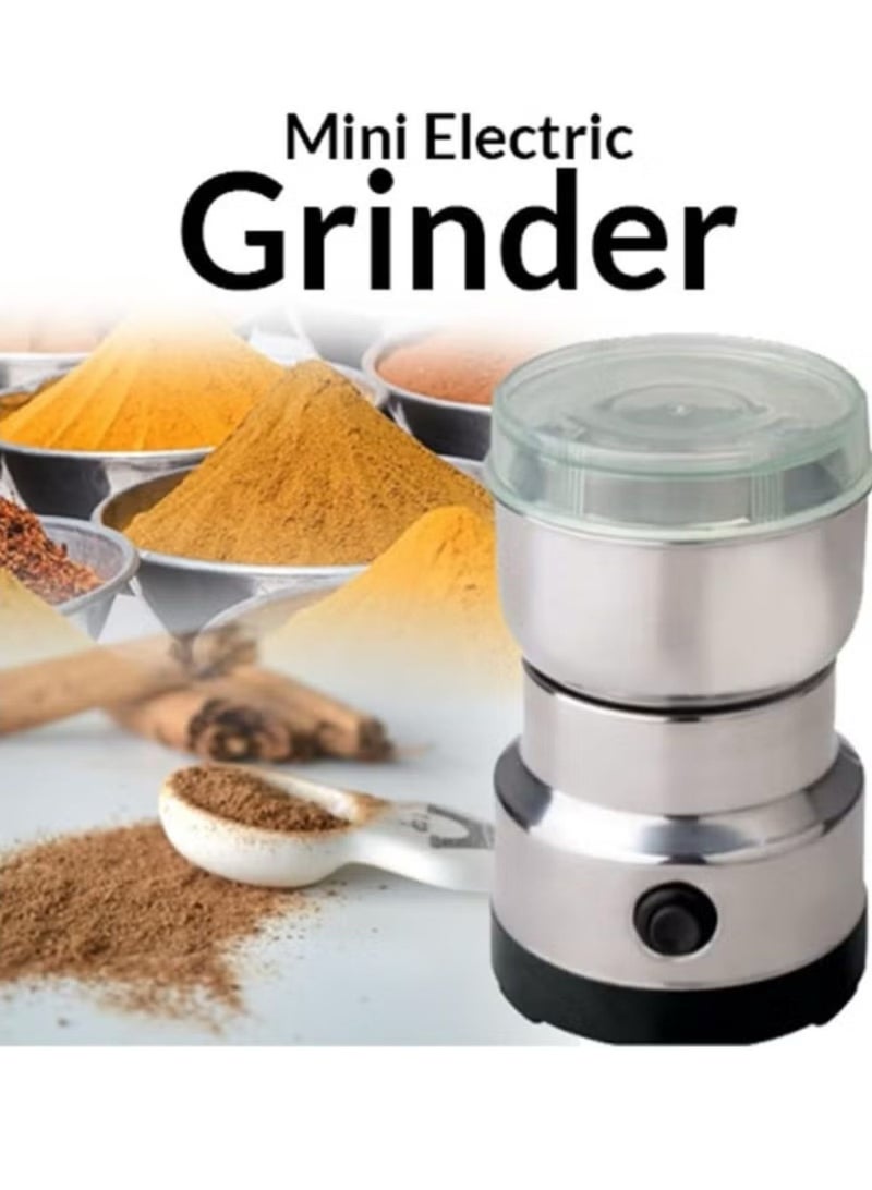 دينكس مطحنة قهوة صغيرة محمولة من الستانلس ستيل, مطحنة كهربائية متعددة الوظائف - Image 4