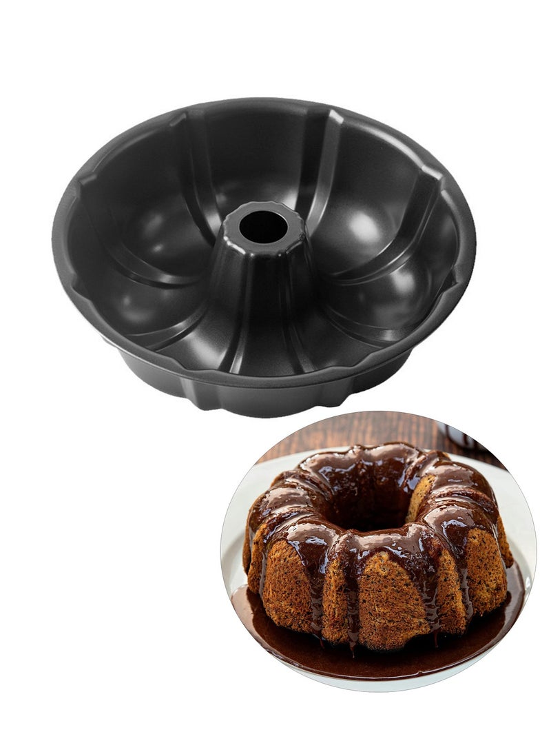 قالب كعكة من الفولاذ الكربوني المقاوم للالتصاق لخبز الكعك الصغير والبراوني (24 سم) - Image 1