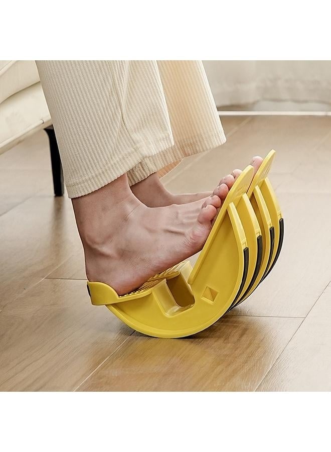 Generic Sporting Goods Flexibility Exercisers-2pcs Foot Rocker, Effective Calf Stretching and Foot Massager Stretcher for Plantar Fasciitis Relief, Improved Flexibility, Ergonomic Design yellow  - Image 2