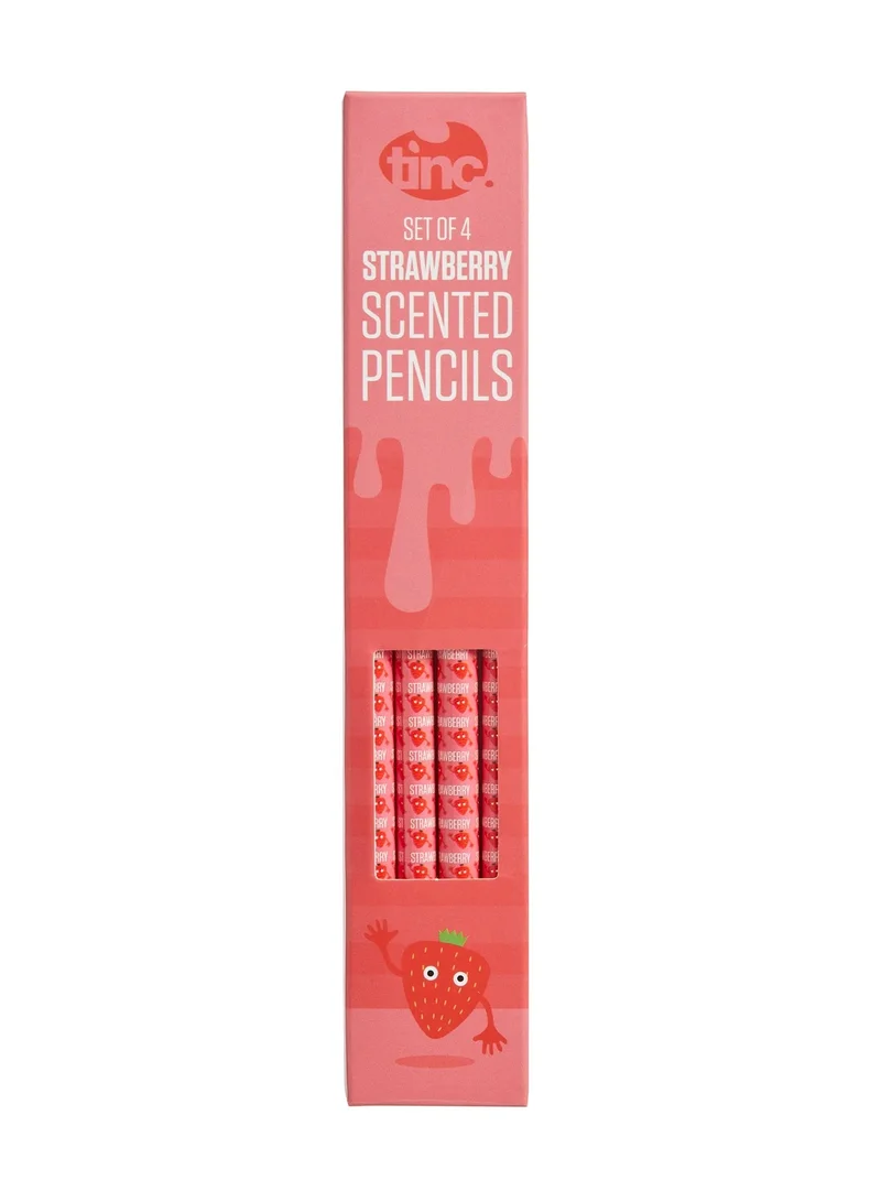 Tinc Pink Scented Pencil Set Strawberry