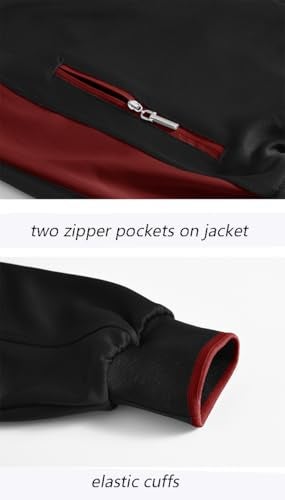 YSENTO Men's Tracksuits Outfits Set 2 Piece Jogging Suits Warm Up Sweatsuits Sweat Track Suits Sets Black 3XL - Image 4