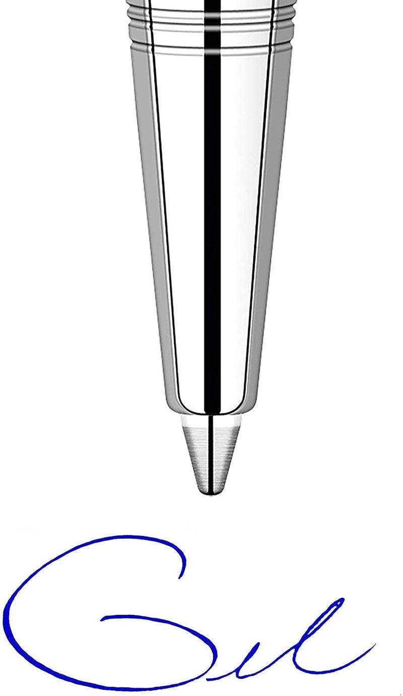 Parker Quink Refill Ink for Ballpoint Ball Pens, Medium Point, Blue Ink, 4-Total refills ( 30526PP-2PK) - Image 3